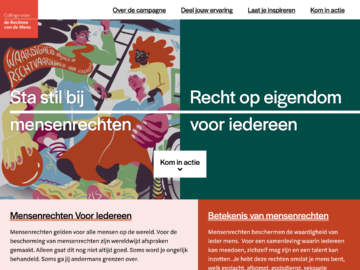 Website header Mensenrechten voor iedereen