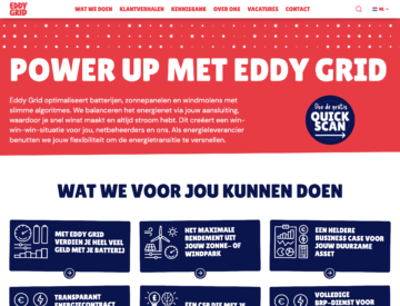 Website header Eddy Grid