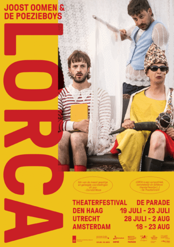 Poster Poezieboys Lorca - De Parade 2023