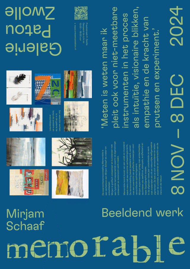 Memorable uitvouwbare poster, editie 3, achterzijde